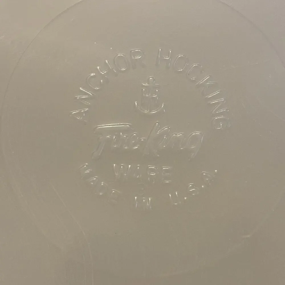 Vintage Fire-King Milk Glass Divided Relish Dish 11
